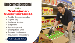 empleos en supermercados