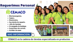 Nuevas vacantes disponibles en Cemaco