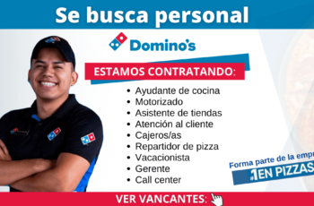 dominos pizza nuevos empleos y trabajos