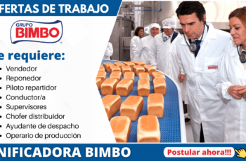Únete a la actual convocatoria de trabajo de BIMBO