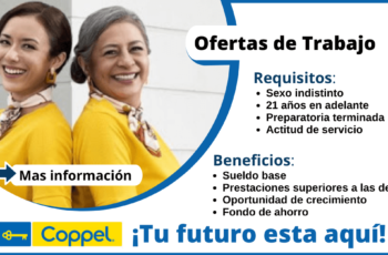 COPPEL apertura nuevos puestos de trabajo