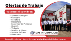 Cadena de supermercados Casa Ley busca personal