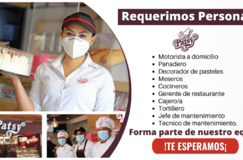 Patsy busca personal para nuevas restaurantes