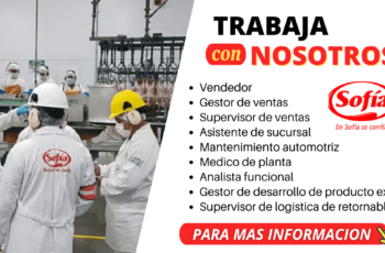 Nuevas vacantes de trabajo - Pollos Sofia