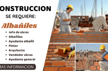EMPLEOS PARA ALBAÑILES