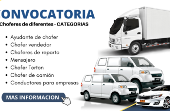 choferes conductores empleos y trabajos