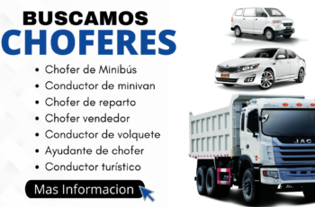 empleos y trabajos para choferes 2022