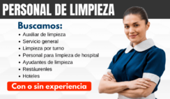 personal de limpieza