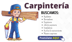 trabajos de carpintería