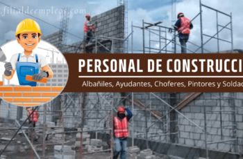 se busaca personal de construccion