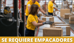 TRABAJO PARA EMPAQUETAR PRODUCTOS