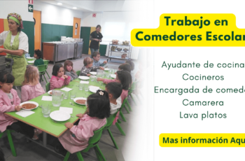 trabajo en comedor escolar