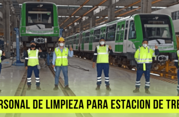 LIMPIEZA EN ESTACIONES DE TRENES