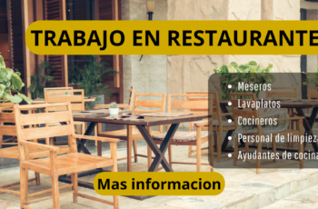 trabajo en restaurantes