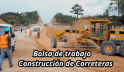trabajo de construcción de caminos