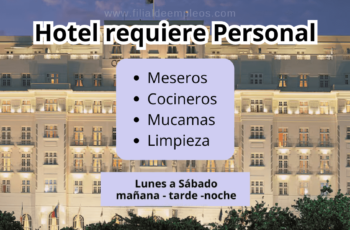 trabajo en hoteles